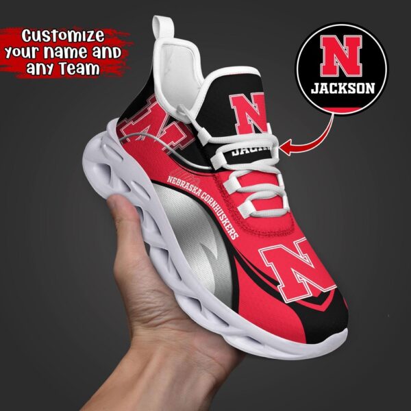 Customized NCAA Nebraska Cornhuskers Sneaker Max Soul Shoes Comfortable For Every Occasion