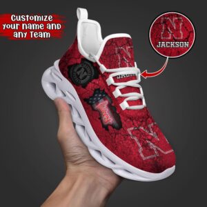 Customized NCAA Nebraska Cornhuskers Sneaker Max Soul Shoes Max Comfort Glide 1 u4bxtu.jpg