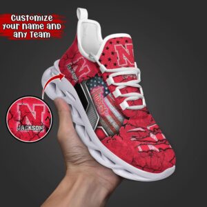 Customized NCAA Nebraska Cornhuskers Sneaker Max Soul Shoes Sneaker Elegance Fusion 1 axrt03.jpg