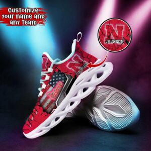 Customized NCAA Nebraska Cornhuskers Sneaker Max Soul Shoes Sneaker Elegance Fusion 2 j0cj2f.jpg