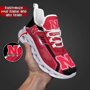 Customized NCAA Nebraska Cornhuskers Sneaker…