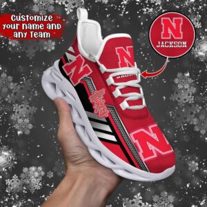 Customized NCAA Nebraska Cornhuskers Sneaker Max Soul Shoes Stride Chic Blissful Parade 1 dwiswf.jpg