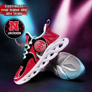 Customized NCAA Nebraska Cornhuskers Sneaker Max Soul Shoes Stride Glamorous Soul 2 f0f1jg.jpg