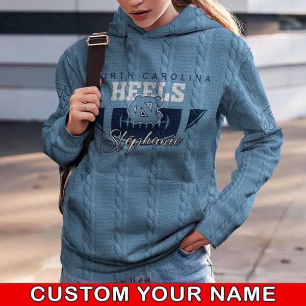 Customized NCAA North Carolina Tar Heels Hoodie 3D Athletic Elegance For Fans