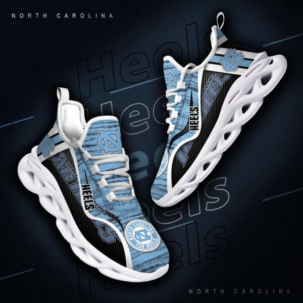 Customized NCAA North Carolina Tar Heels Sneaker Max Soul Shoes Sole Elegance Walk