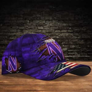 Customized NCAA Northwestern Wildcats Baseball Cap Casual Elegance Threads 2 tdckqp.jpg