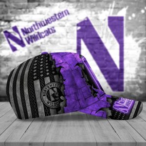 Customized NCAA Northwestern Wildcats Baseball Cap Glamorous Hat Bliss 2 peagy4.jpg