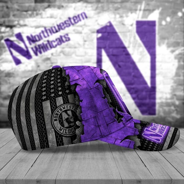 Customized NCAA Northwestern Wildcats Baseball Cap Glamorous Hat Bliss