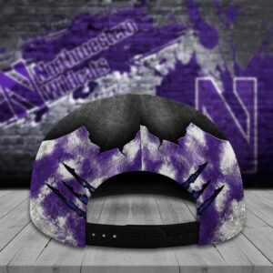 Customized NCAA Northwestern Wildcats Baseball Cap Signature Urban Style 3 o2y7eq.jpg