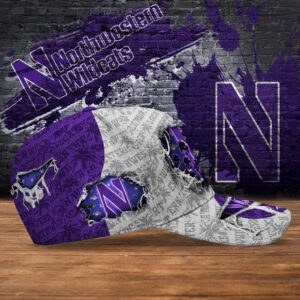 Customized NCAA Northwestern Wildcats Baseball Cap Sporty Elegance Vibes 2 fod8oc.jpg