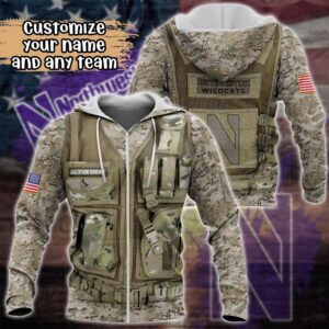 Customized NCAA Northwestern Wildcats Hoodie 3D Camo Parade For Fans 2 g0epjz.jpg