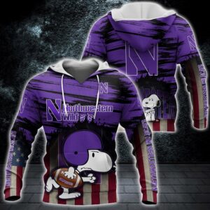 Customized NCAA Northwestern Wildcats Hoodie…