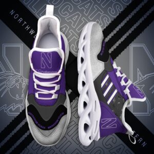 Customized NCAA Northwestern Wildcats Sneaker…