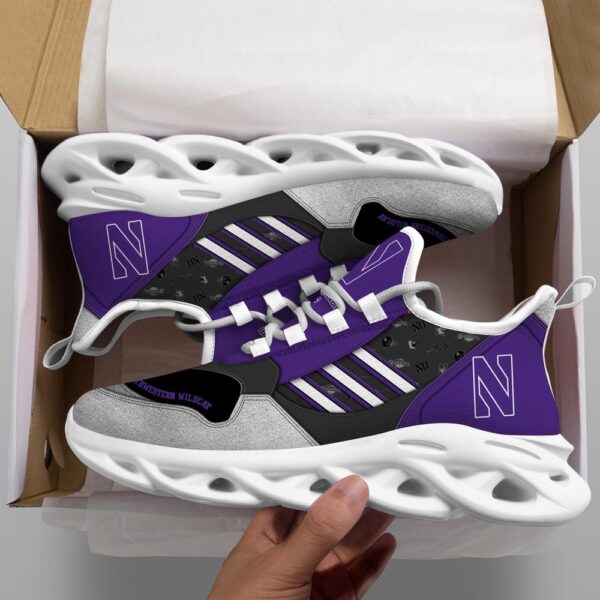 Customized NCAA Northwestern Wildcats Sneaker Max Soul Shoes Sporty Soul