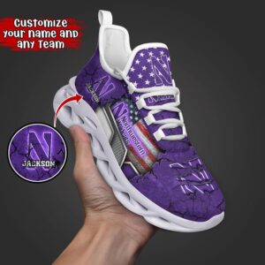 Customized NCAA Northwestern Wildcats Sneaker Max Soul Shoes Stride In Style 1 r9tyu6.jpg