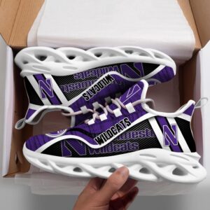 Customized NCAA Northwestern Wildcats Sneaker…