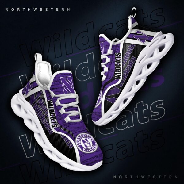 Customized NCAA Northwestern Wildcats Sneaker Max Soul Shoes Stride Into Elegance