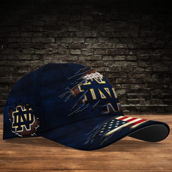 Customized NCAA Notre Dame Fighting Irish Baseball Cap Casual Elegance Threads