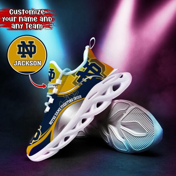 Customized NCAA Notre Dame Fighting Irish Sneaker Max Soul Shoes Max Soul Motion