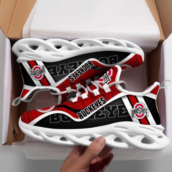 Customized NCAA Ohio State Buckeyes Sneaker Max Soul Shoes Stride Into Elegance