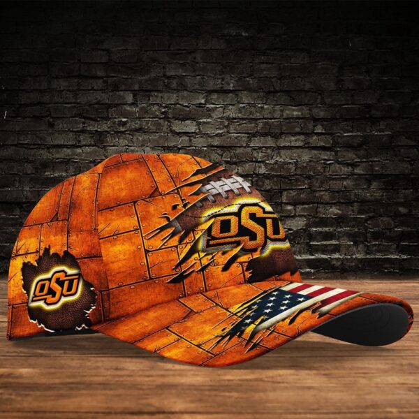 Customized NCAA Oklahoma State Cowboys Baseball Cap Casual Elegance Threads