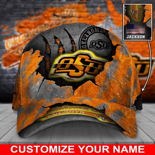 Customized NCAA Oklahoma State Cowboys Baseball Cap Signature Urban Style