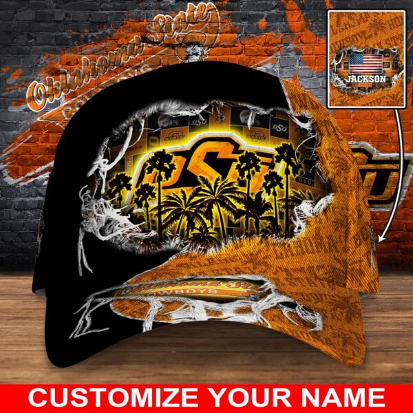 Customized NCAA Oklahoma State Cowboys Baseball Cap Sporty Elegance Vibes