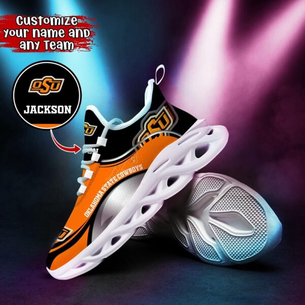 Customized NCAA Oklahoma State Cowboys Sneaker Max Soul Shoes Max Soul Motion