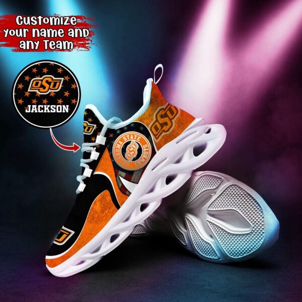 Customized NCAA Oklahoma State Cowboys Sneaker Max Soul Shoes Sole Bliss