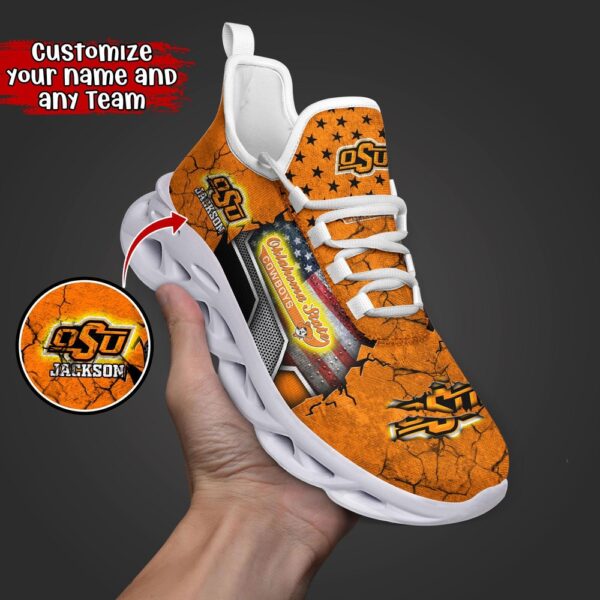 Customized NCAA Oklahoma State Cowboys Sneaker Max Soul Shoes Stride In Style