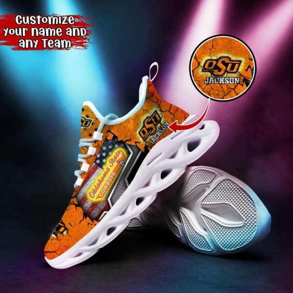 Customized NCAA Oklahoma State Cowboys Sneaker Max Soul Shoes Stride In Style