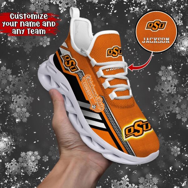 Customized NCAA Oklahoma State Cowboys Sneaker Max Soul Shoes Stride Stylishly