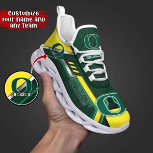 Customized NCAA Oregon Ducks Sneaker…