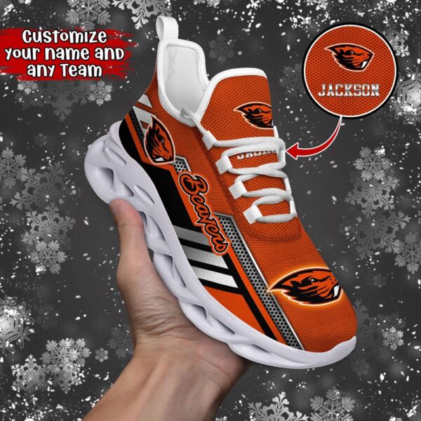 Customized NCAA Oregon State Beavers Sneaker Max Soul Shoes Stride Chic Blissful Parade