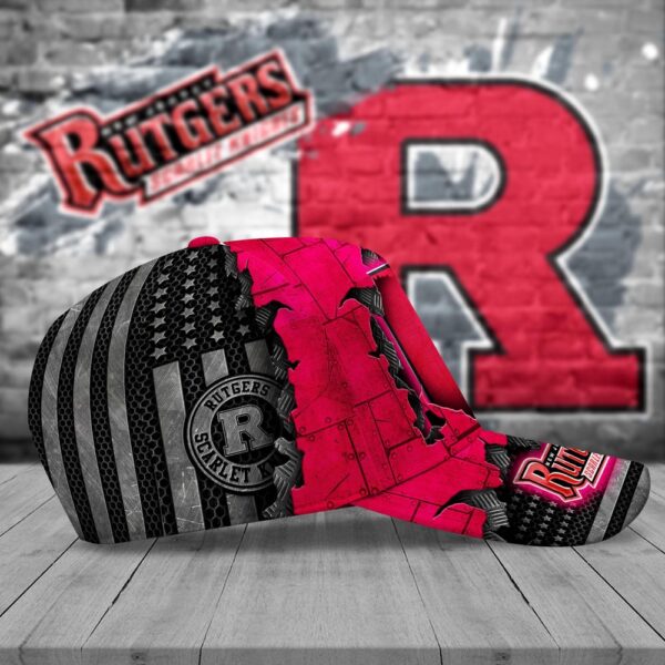 Customized NCAA Rutgers Scarlet Knights Baseball Cap Comfy Magic Headpiece