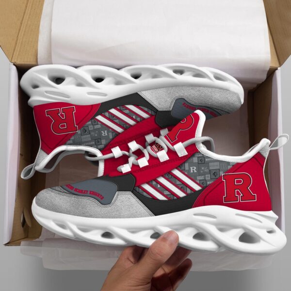 Customized NCAA Rutgers Scarlet Knights Sneaker Max Soul Shoes Kick Bliss Parade