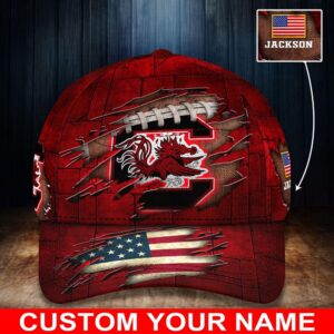 Customized NCAA South Carolina Gamecocks Baseball Cap Casual Elegance Threads 1 j3da5g.jpg