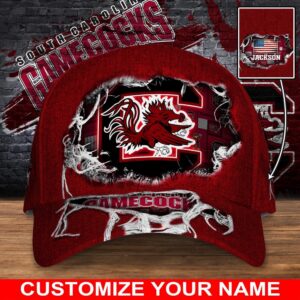 Customized NCAA South Carolina Gamecocks Baseball Cap Chic Vibes in Headwear 1 tdrobk.jpg