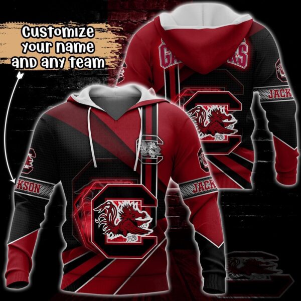 Customized NCAA South Carolina Gamecocks Hoodie 3D Cozy Vibes For Fans