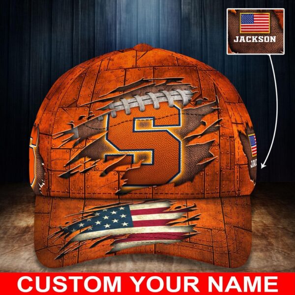 Customized NCAA Syracuse Orange Baseball Cap Forward Streetwear Vibes