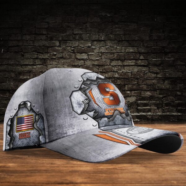 Customized NCAA Syracuse Orange Baseball Cap Sleek Layers of Style