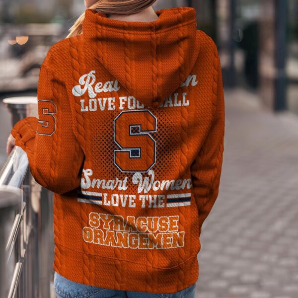 Customized NCAA Syracuse Orange Hoodie 3D Athletic Elegance For Fans