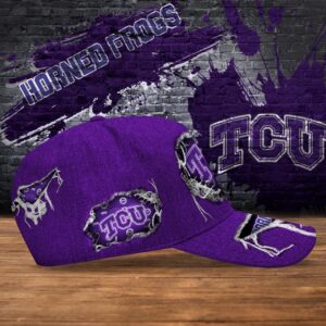 Customized NCAA TCU Horned Frogs Baseball Cap Chic Vibes in Headwear 2 bkmdzd.jpg