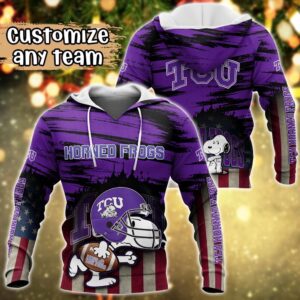 Customized NCAA TCU Horned Frogs Hoodie 3D Snoopy Sports For Fans 1 xpkki0.jpg