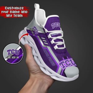 Customized NCAA TCU Horned Frogs Sneaker Max Soul Shoes Soulful Stride 1 z6xdqm.jpg