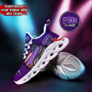 Customized NCAA TCU Horned Frogs Sneaker Max Soul Shoes Stride In Style 2 eqjynx.jpg