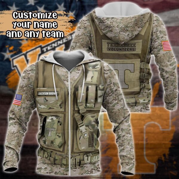 Customized NCAA Tennessee Volunteers Hoodie 3D Camo Hoodie Harmony For Fans