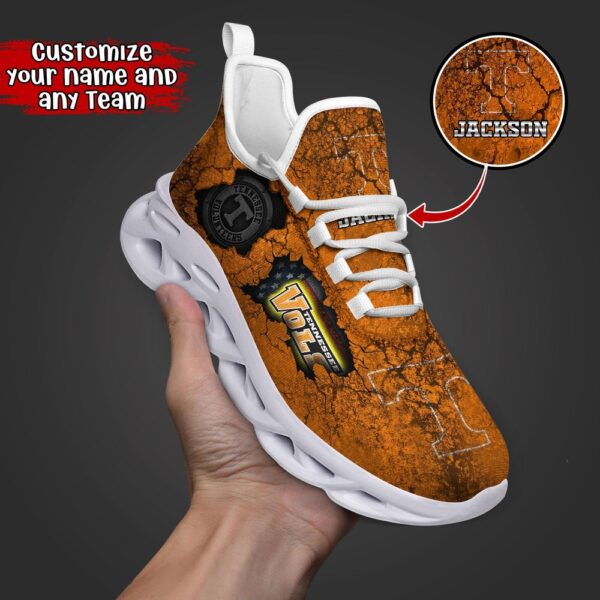 Customized NCAA Tennessee Volunteers Sneaker Max Soul Shoes Max Comfort Glide