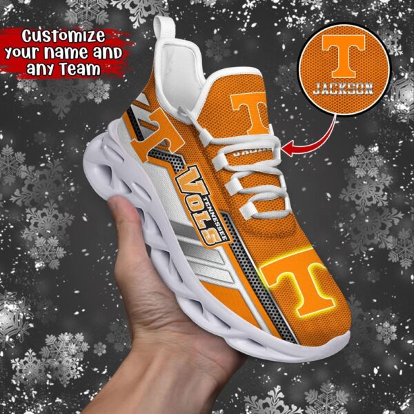 Customized NCAA Tennessee Volunteers Sneaker Max Soul Shoes Stride Chic Blissful Parade