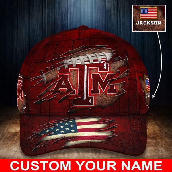 Customized NCAA Texas A&M Aggies Baseball Cap Forward Streetwear Vibes